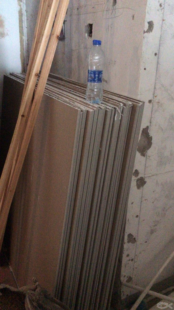 木作進場，我們家不懂是不是第一家泥水和木作一起施工的