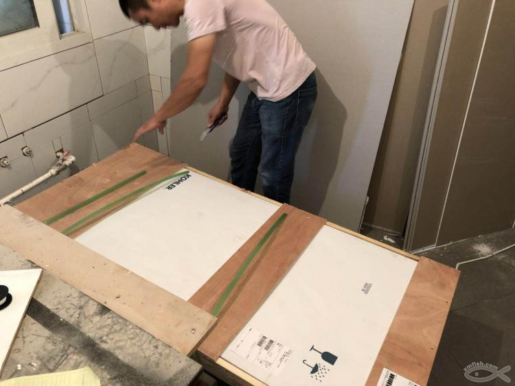 一家四口期盼已久的浴缸入場啦！歡迎你丫！